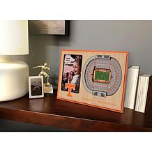 NCAA Tennessee Volunteers 3-D Stadium Views Picture Frame