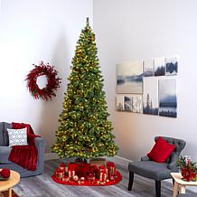 Nearly Natural 10 Ft. Mountain Pine Christmas Tree with 850 Lights