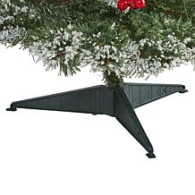 Nearly Natural 3 Ft. Frosted Swiss Pine Christmas Tree with 50 Lights