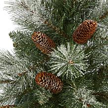 Nearly Natural 5 Ft. Artificial Snowed French Alps Christmas Tree