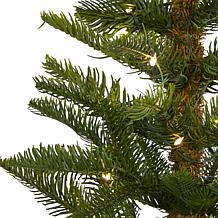 Nearly Natural 5 Ft. Christmas Tree with 100 Clear Microdot LED Lights