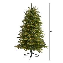 Nearly Natural 5’ Snowed Grand Teton Artificial Christmas Tree
