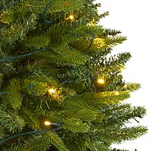 Nearly Natural 5' Sun Valley Fir Artificial Christmas Tree