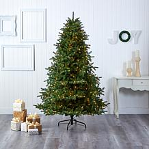 Nearly Natural 7 Ft. Artificial Christmas Tree with 500 Lights