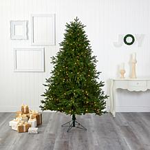 Nearly Natural 7 Ft. Christmas Tree with 400 Warm White LED Lights