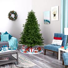 Nearly Natural 7 Ft. Christmas Tree with 400 Warm White LED Lights