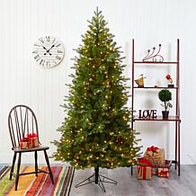 Nearly Natural 7 Ft. Vienna Fir Christmas Tree with 450 Lights