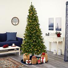 Nearly Natural 7.5 Ft. Fir Christmas Tree with 500 Clear LED Lights