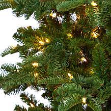 Nearly Natural 8 Ft. South Carolina Fir Christmas Tree with 650 Lights