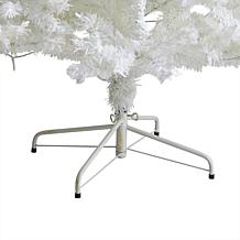 Nearly Natural 8' White Christmas Tree with 1500 Bendable Branches