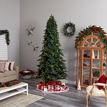 Nearly Natural 9.5' Mountain Fir with 1150 Multi Color LED Lights