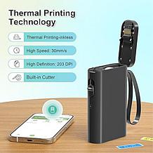 Nelko P21 Bluetooth Label Printer with 100pc Roll and 180pc Roll