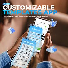 Nelko PM220 Bluetooth Label Printer with 100pc Roll & 230pc Roll