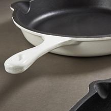 Neo 10-piece Cast Iron Cookware Set, White