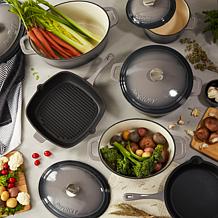 Neo 11" Cast Iron Square Grill Pan, Oyster