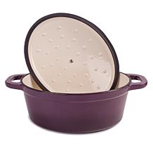 Neo 4-piece Enameled Cast Iron Dutch Oven Set, Purple