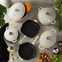 Neo Enameled Cast Iron 10" Fry Pan, Meringue