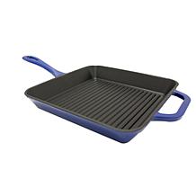 Neo Enameled Cast Iron 2-piece Fry Pan and Grill Pan Set