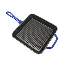Neo Enameled Cast Iron 2-piece Fry Pan and Grill Pan Set