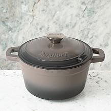 Neo Enameled Cast Iron 8" Round Dutch Oven 3qt, Oyster