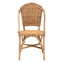 Neola Tropical Rattan Dining Chair 18"W x 20.75"D x 34.25"H