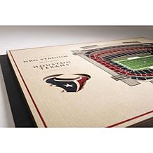 NFL Houston Texans StadiumViews 3-D Wall Art - NRG Stadium