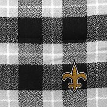 NFL New Orleans Saints Plaid Blanket Scarf