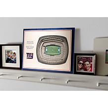 NFL New York Giants StadiumViews 3-D Wall Art - MetLife Stadium 