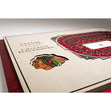 NHL Chicago Blackhawks StadiumViews 3-D Wall Art - United Center 