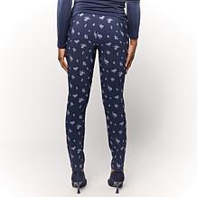 Nina Leonard Elastic Waist Narrow Leg Pant