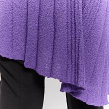 Nina Leonard Long Sleeve Rib Knit Cardigan