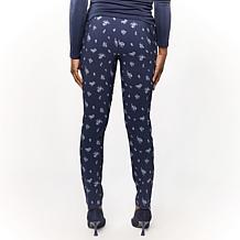 Nina Leonard Millennium Knit Narrow Leg Pull-On Pant