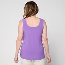 Nina Leonard Reversible Jersey Knit Tank