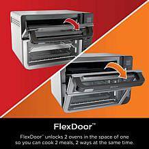 Ninja 12-in-1 Double Oven with FlexDoor and Recipe Guide