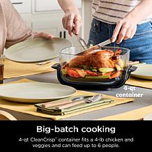Ninja Crispi 5-in-1 Glass Air Fryer with 3 Containers