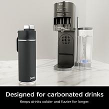 Ninja Thirsti 18oz. Travel Bottle, Black