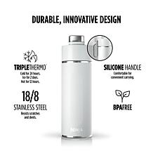 Ninja Thirsti 18oz. Travel Bottle, White