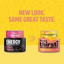 Ninja Thirsti Energy Peach Mango Flavored Water Drops