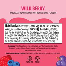 Ninja Thirsti Energy Wild Berry Flavored Water Drops