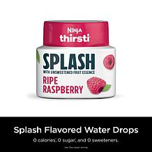Ninja Thirsti Splash Ripe Raspberry Flavored Water Drops (Unsweetened)