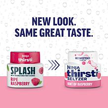 Ninja Thirsti Splash Ripe Raspberry Flavored Water Drops (Unsweetened)