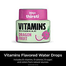 Ninja Thirsti Vitamins Dragon Fruit Flavored Water Drops