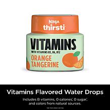 Ninja Thirsti Vitamins Orange Tangerine Flavored Water Drops