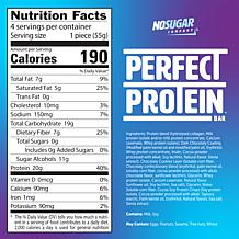 No Sugar Company 3 x 4-count Cookies & Cream Protein Bars