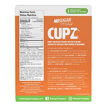 No Sugar Company 30-count Cupz - Dark Choc Peanut Butter - Ships 2/9