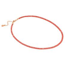 Nomination Italy Sterling Silver Mesh and Crystal Necklace