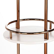 Nondelle Wine/Bar Table with Glassware Storage