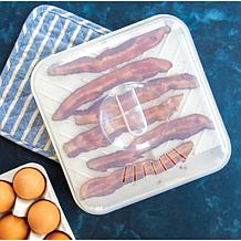 Nordic Ware Slanted Bacon Tray with Lid