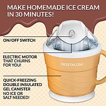 Nostalgia 1.5-Pint Electric Ice Cream Maker