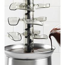 Nostalgia 2lb Stainless Steel Cascading Fondue Fountain 